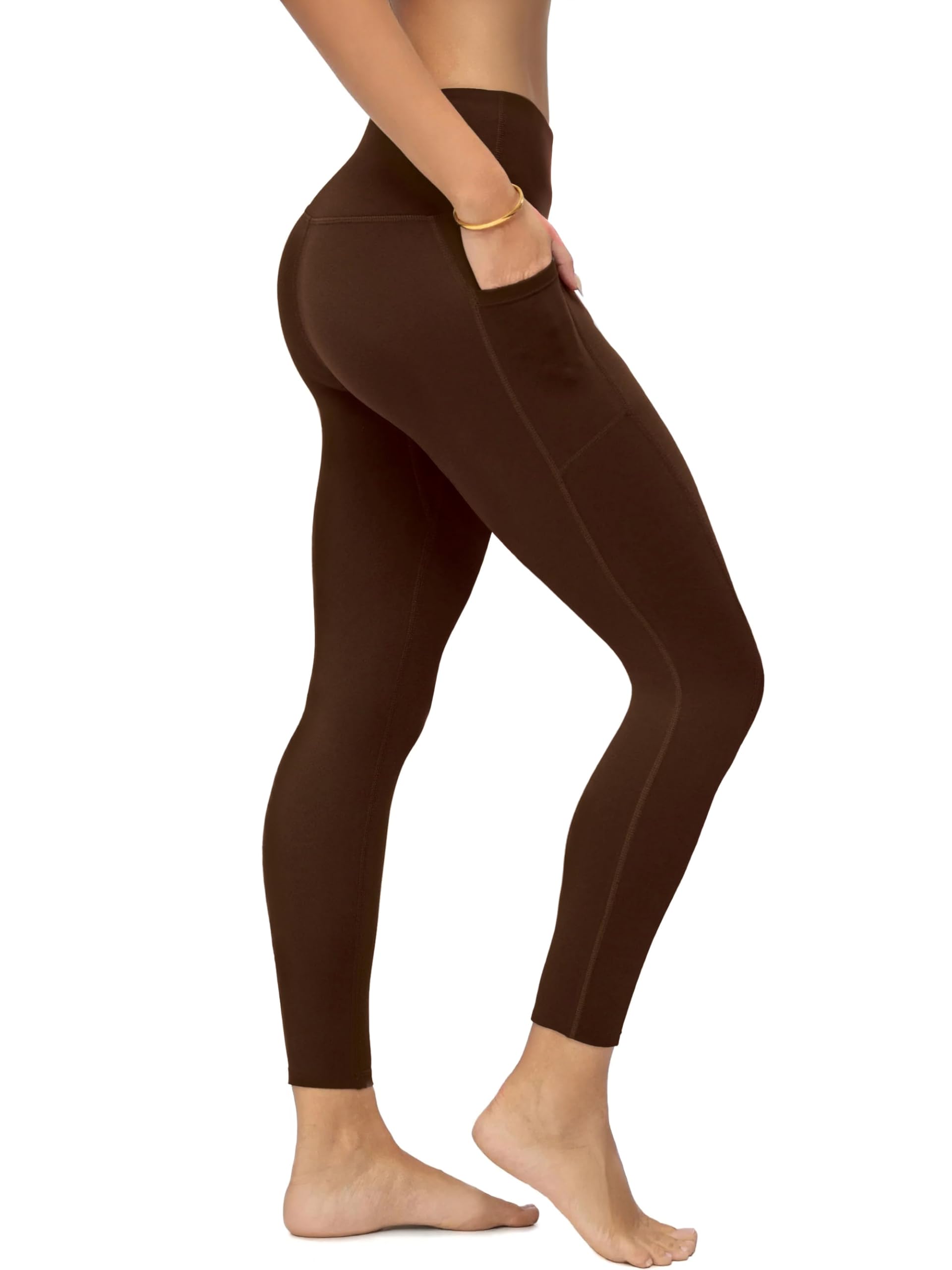 Conceited Leggings for Women - High Rise Active Tummy Control - Soft Sueded Adaptive Compression (Available in Plus Size)