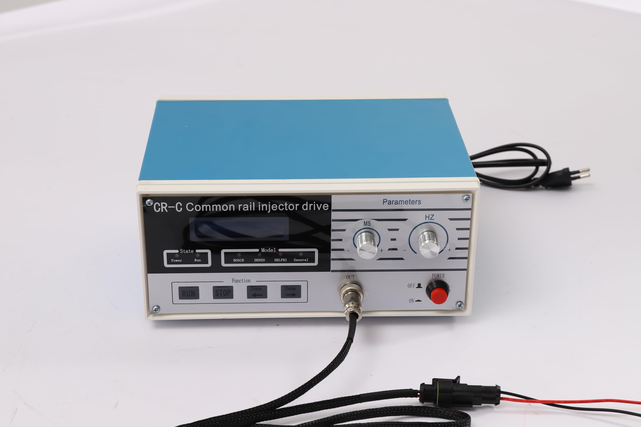 Kit de prueba de inyectores de carril común CR-C, temperatura de trabajo: -25-30 ℃, máquina de prueba de inyector diésel, un probador para probar y reparar inyectores automotrices