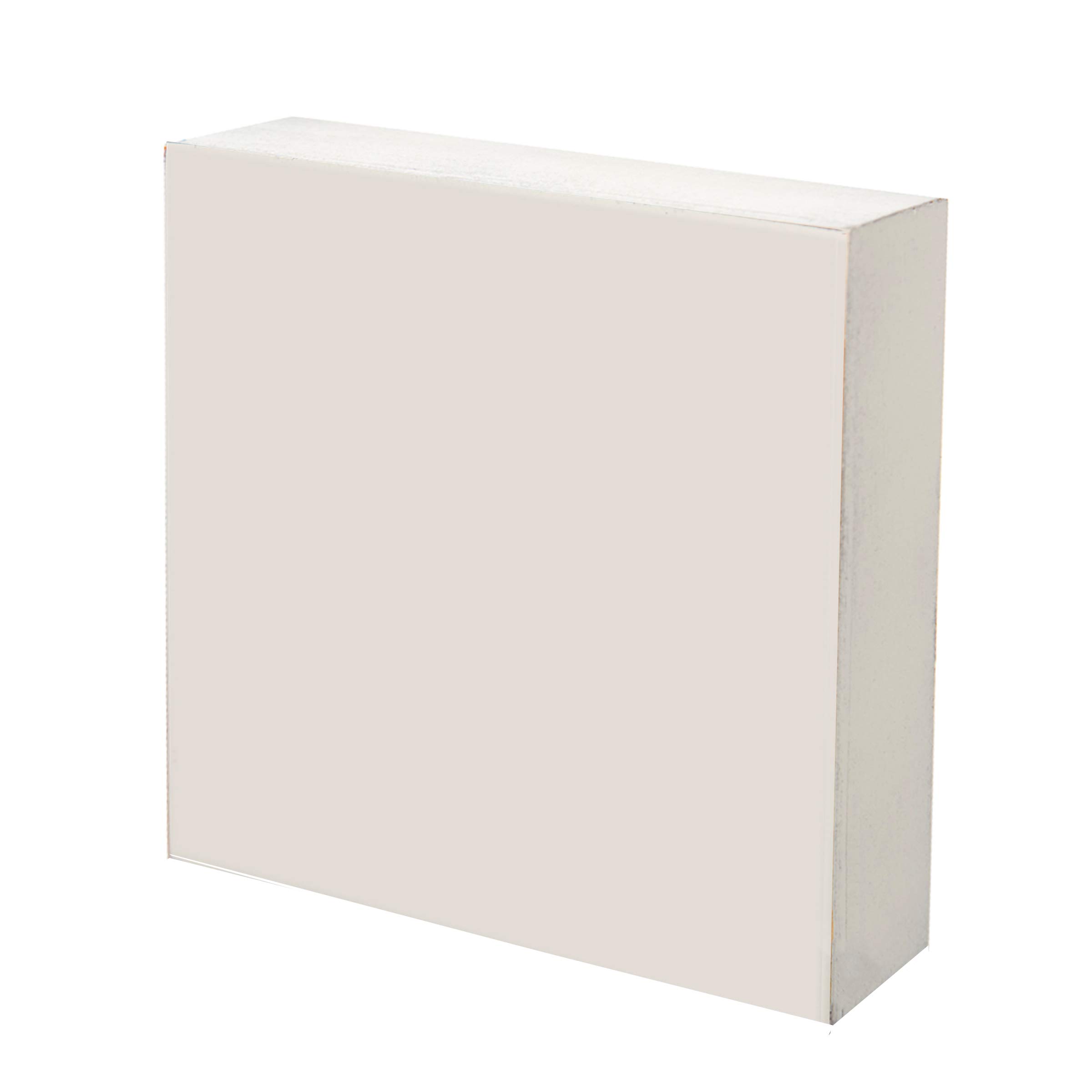 LifeSong Milestones Inspirational 6x6 Shadow Box The Man in The Arena Gift for Parents, Couples House Christian Wall Art Decor for Husband, Wife Housewarming Gift Table and Shelf Sitters (White)