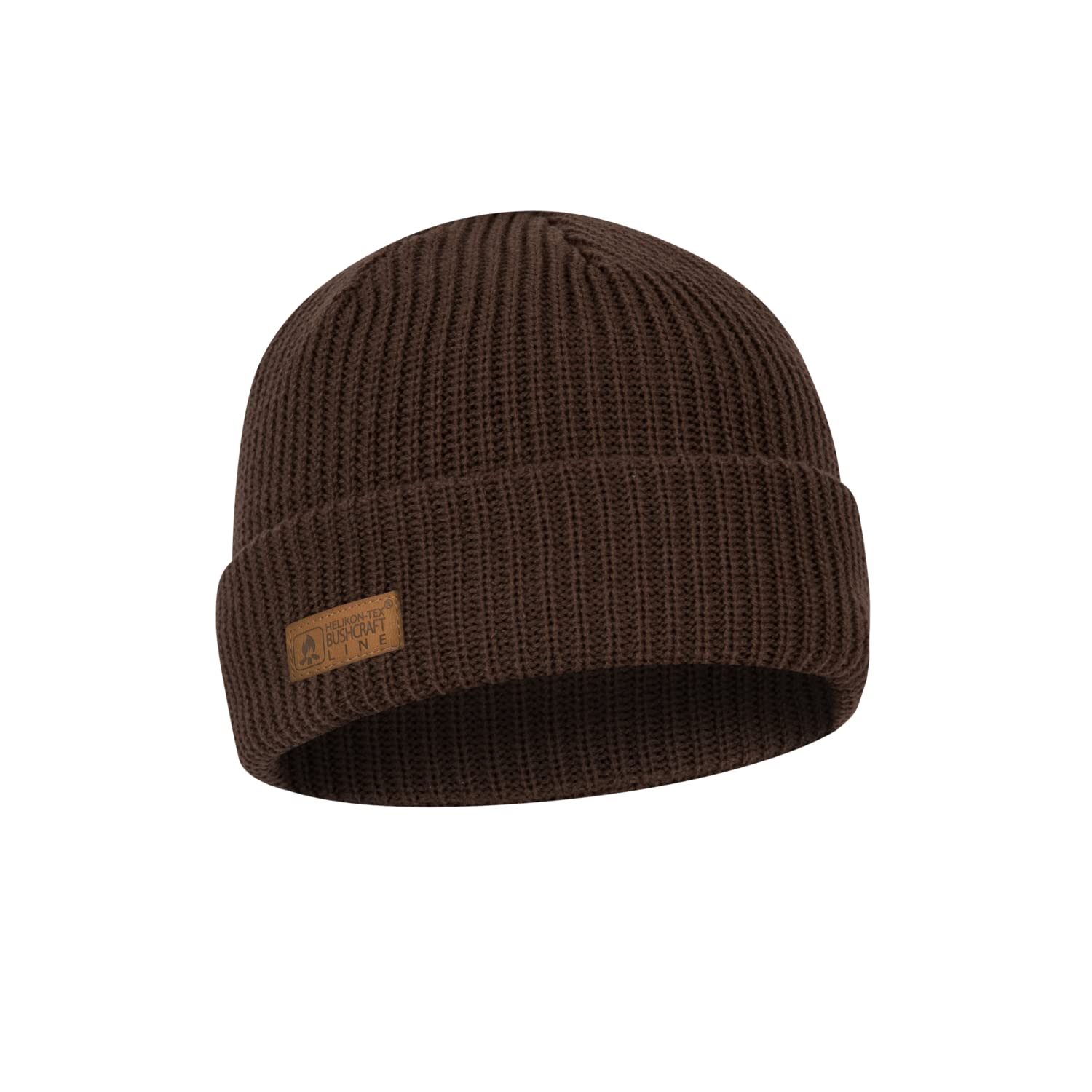Helikon-Tex Wanderer Cap Hat Mens Thick Knit Watch Cap Warm Hiking Earth Brown