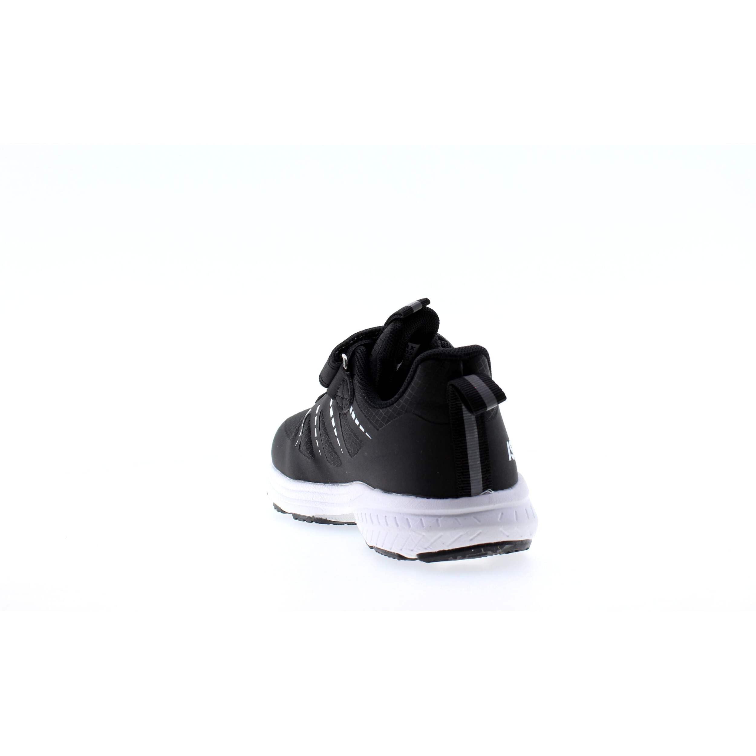 Scarpe Sportive per Bambini,Chiusura a Strappo,Nero e Bianco,Mesh Traspirante,Modello IMAA3805