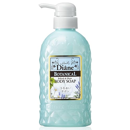 Moist Diane Jabón corporal hidratante e hidratante, gel corporal natural Japón para niños, mujeres, hombres con piel seca y sensible, gel de baño