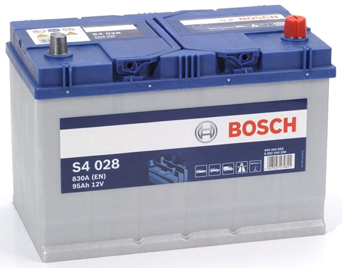 Bosch S4028 - Batterie Auto - 95A/h - 830A - Technologie Plomb-Acide - pour les Véhicules sans Système Start/Stop