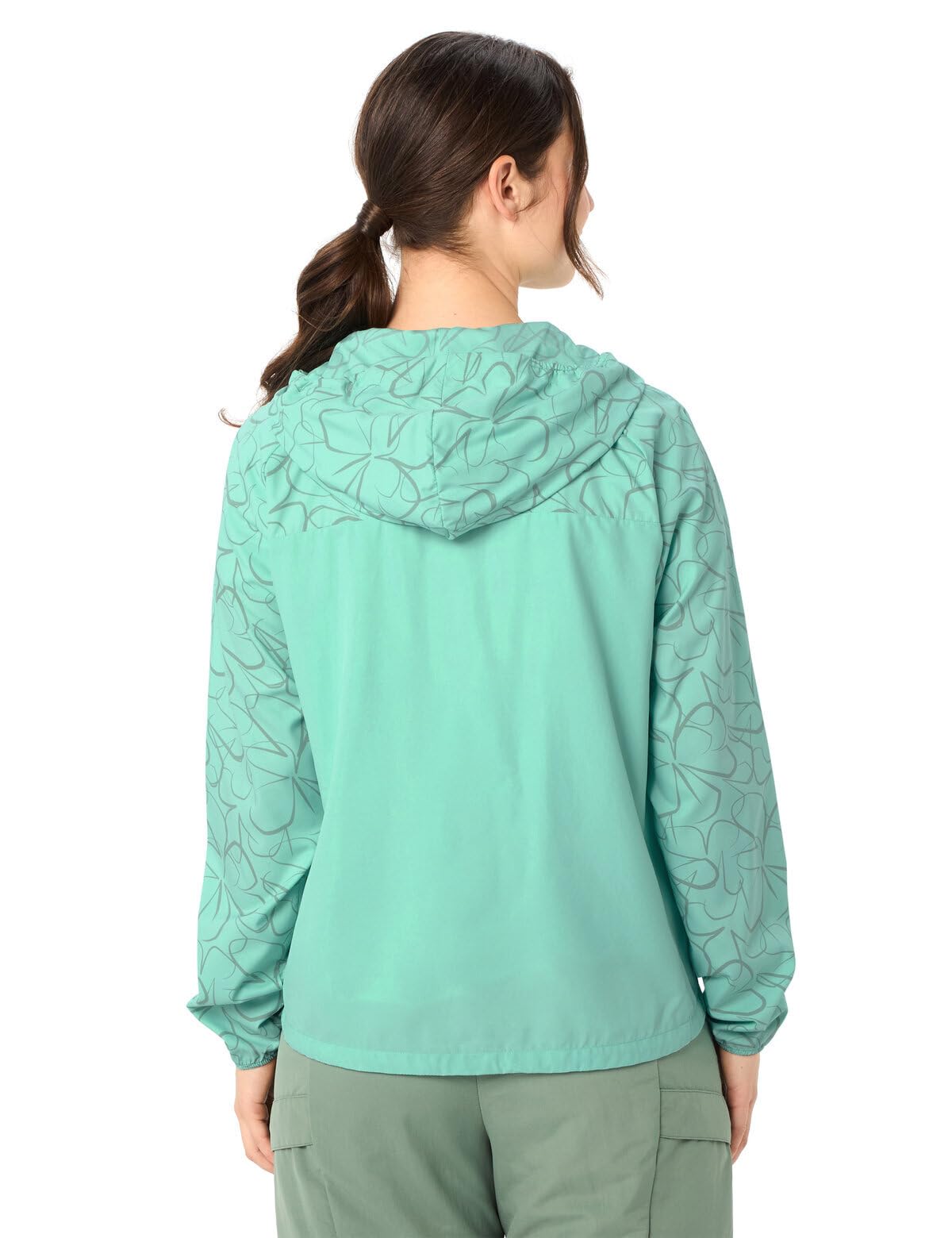 VAUDE Windjacke atmungsaktiv wasserabweisend recyceltes Polyester