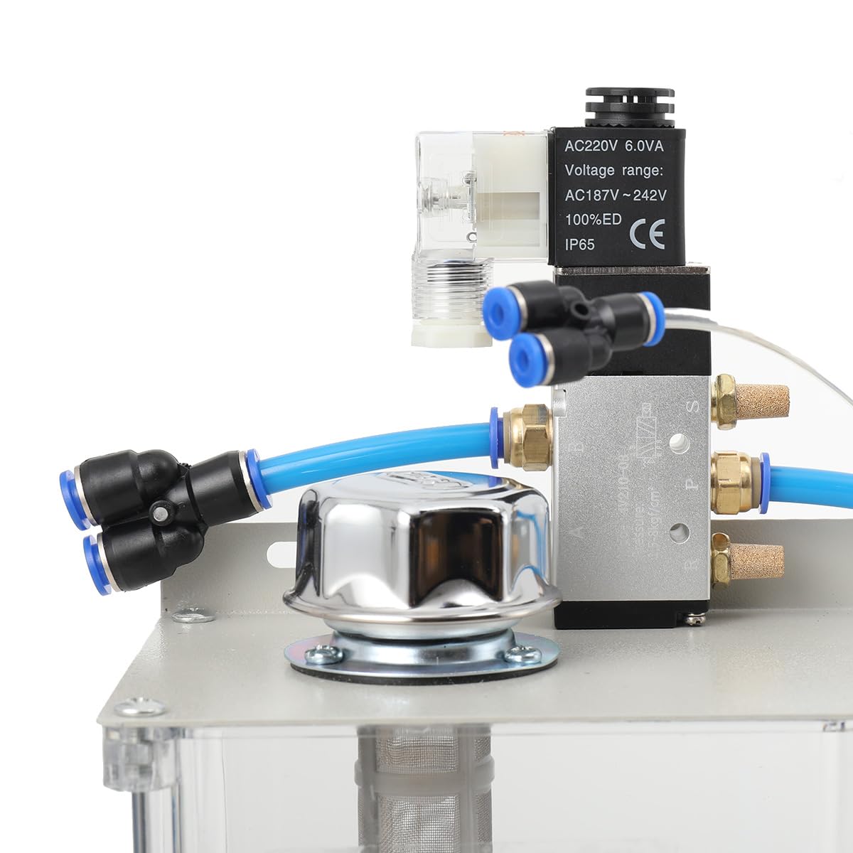 3L Nebel Kühlmittel Schmierung Spray System für CNC Drehmaschine Bohrmaschine 220V, Schmierspray System Spray Kühlmittel Pumpe Öl Nebel Sprayer Maschine, Kühler Kühlmittel Pumpe Öl Nebel Sprayer
