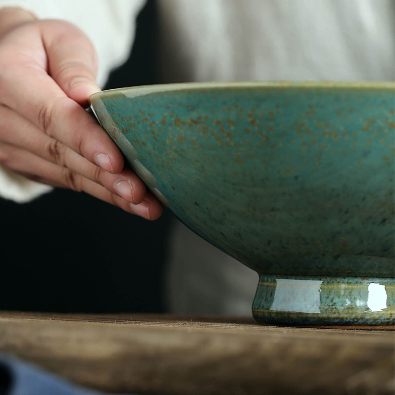 Zestaw porcelanowych misek do zupy do domowej kuchni, idealny do ramenu, makaronu i sałatki, trwała zastawa stołowa