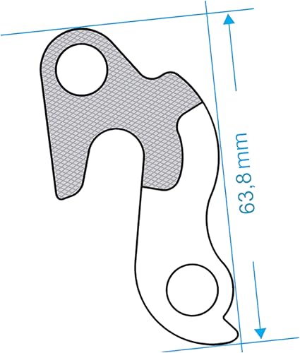 Miniatura 5 de Percha de desviador para bicicletas Trek Remedio BH Mangosta Schwinn Gary Fisher Trek Parte W230026 Desviador Percha 6