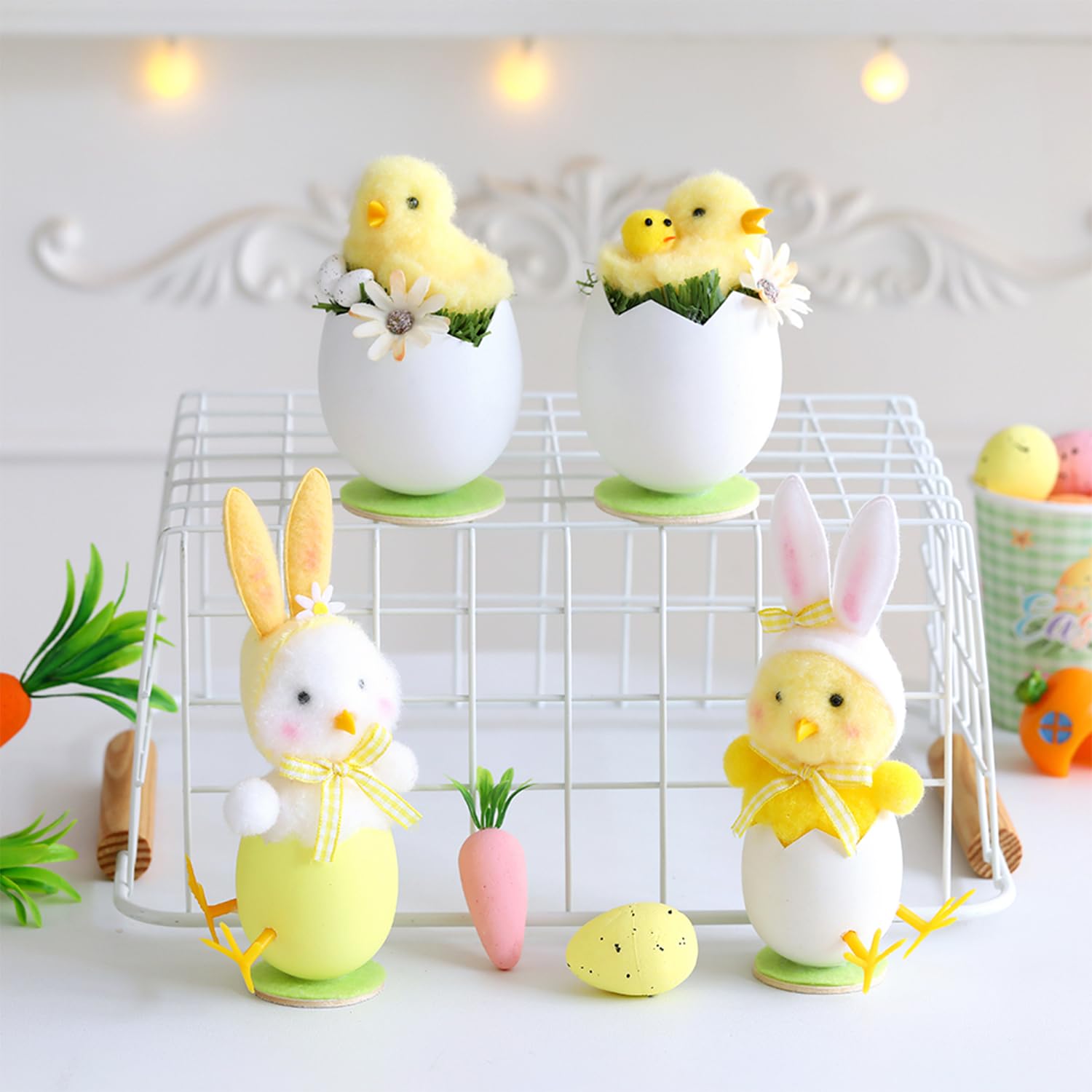 Decoracion De Pascua Simulación De Fibra Artificial De Pollo Para La Decoración De La Fita De 8,69 € | DHgate