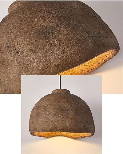 Miniatura 5 de Lámpara colgante de resina retro hecha a mano, decoración antigua de interiores, lámpara colgante grande compatible con sala de estar, cocina, isla,