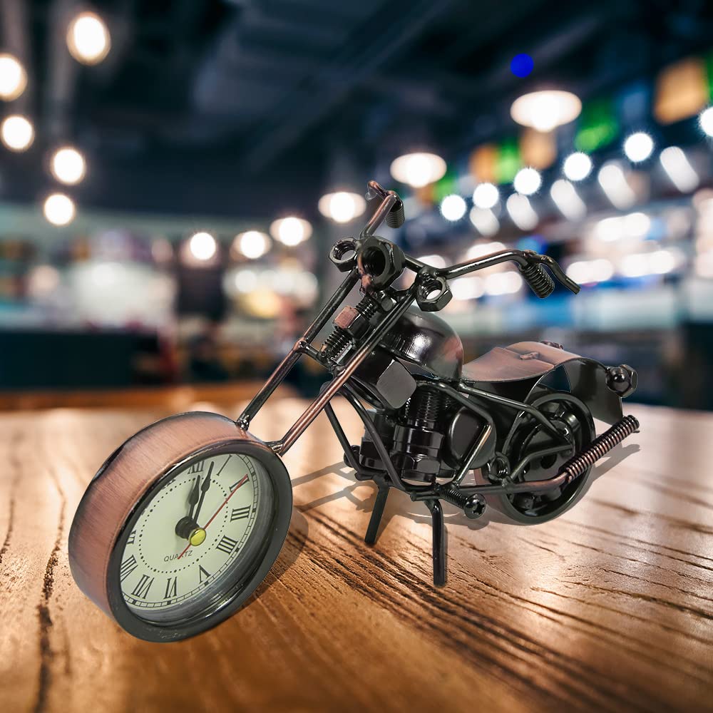 Creative Retro Moto Modello Orologio Metallo Collezione Mensola Ferro Art Moderno Casa Ufficio Decorazioni Regalo Da Uomo AmORE