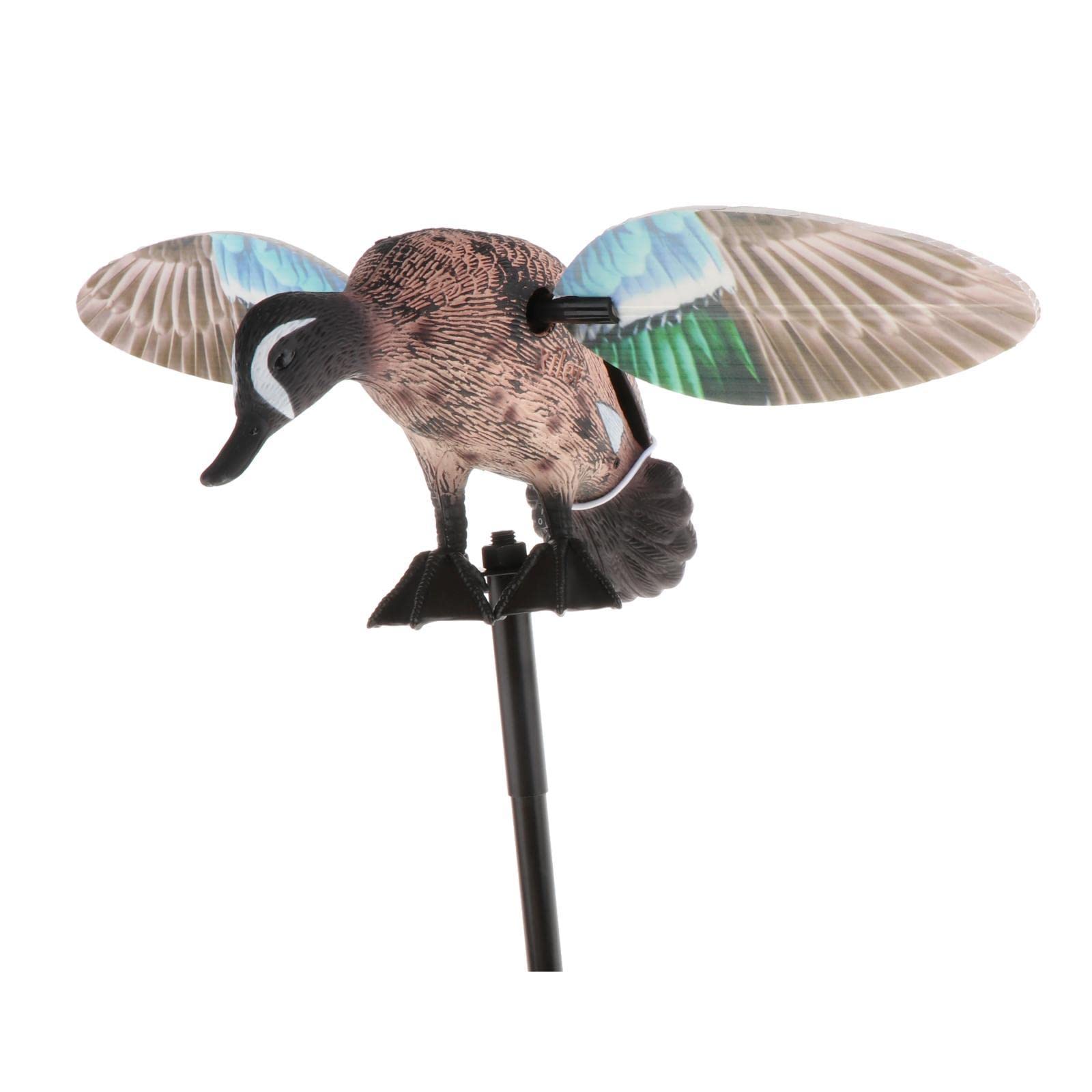 barenx Motion Electric Duck Señuelos motorizados con mando a distancia para caza, mazo de caza, color verde azulado
