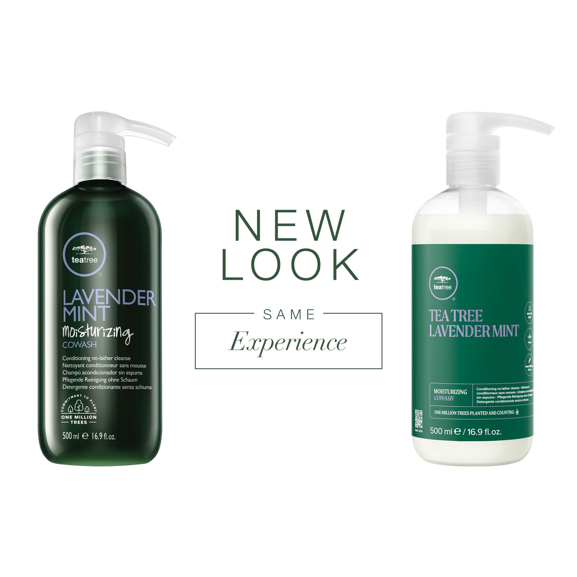 Tea Tree Lavender Mint Moisturizing Cowash, Cleansing Conditioner, For Coarse, Curly + Dry Hair