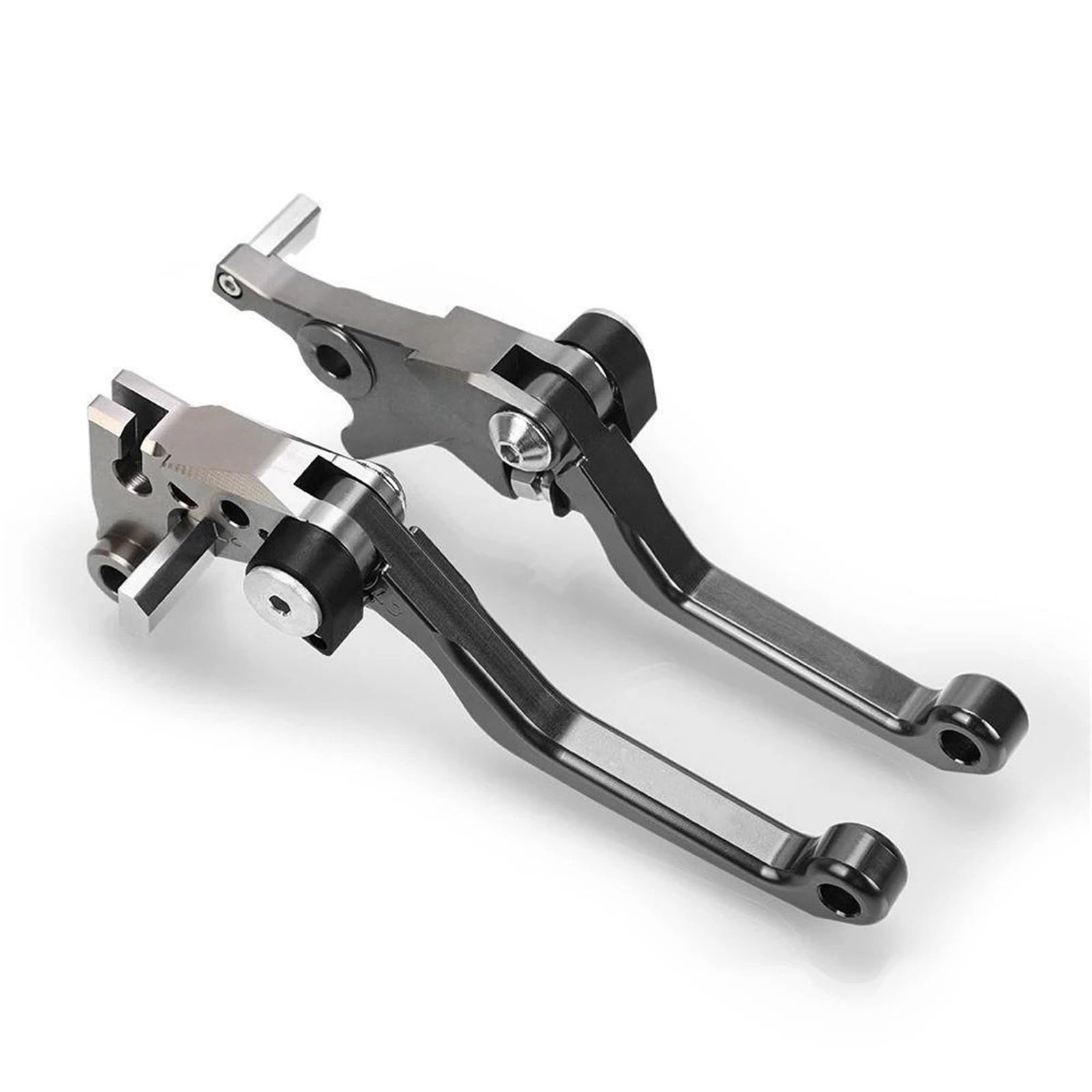 PBSUEM Motorcycle Lever Blades for Kawasaki for KLX230R KLX 230R KLX230 R KLX 230 R 2020 2021 Motorcycle Aluminum Dirt Pit Bike Brakes Handles Lever Brake Clutch Levers(A Pair Gray)