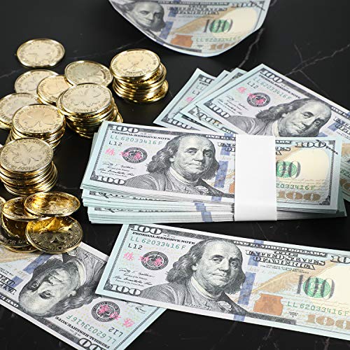 Chinco 300 Pezzi Copia Soldi 100 Dollaro Fatture