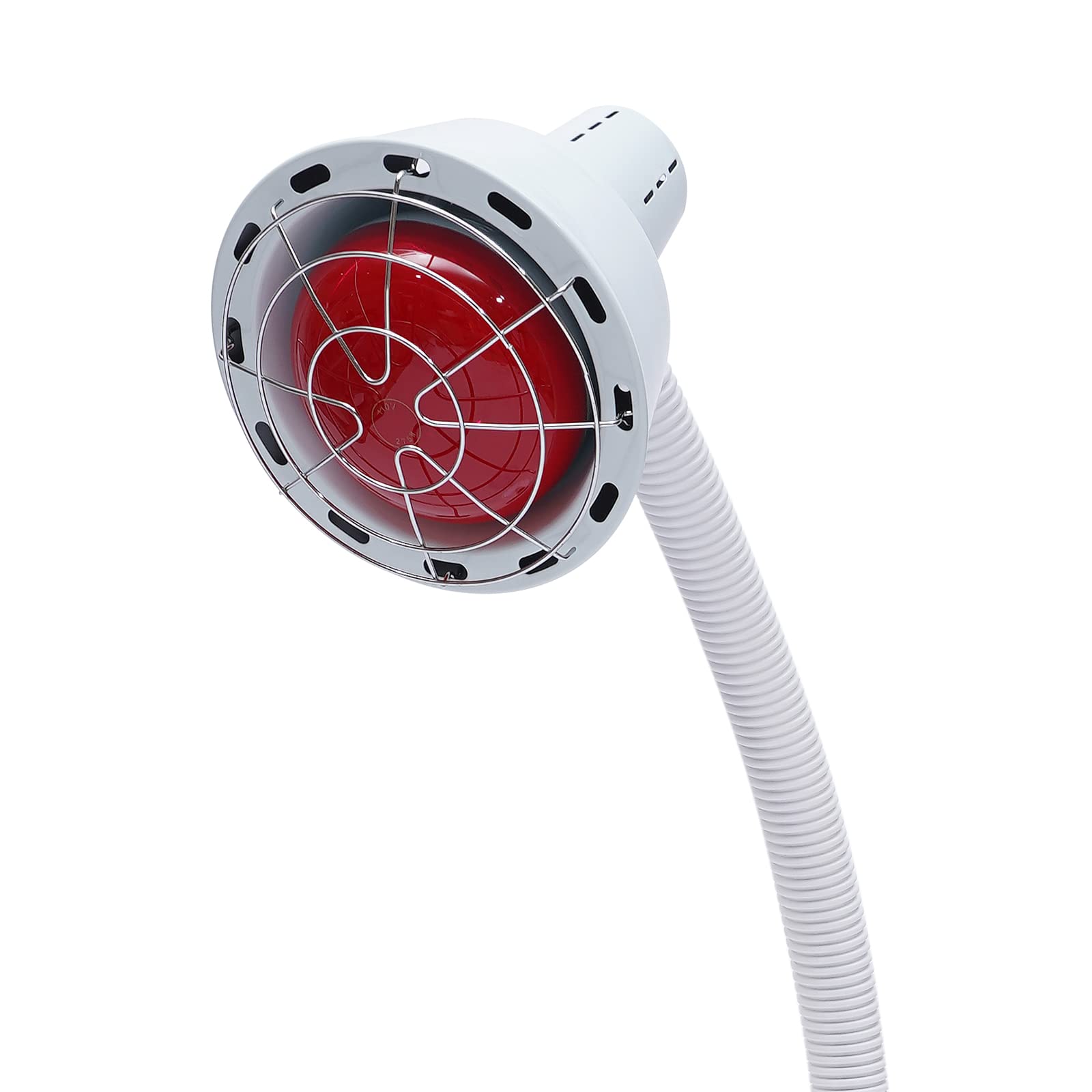 275 W, lampa na podczerwień, czerwone światło, 10 ustawień temperatury 8-70°C, czerwone światło na podczerwień, funkcja timera, z 5 uniwersalnymi kółkami, pilot zdalnego sterowania