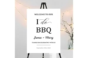 Welcome To Our I Do BBQ Yard Sign, Luxury Decoration For Welcome...