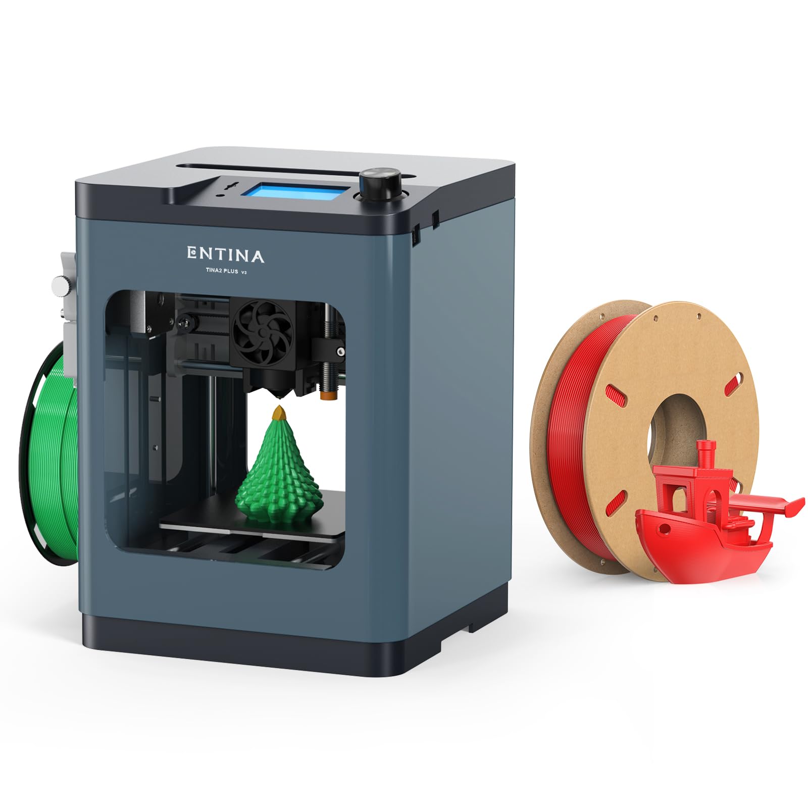 Entina TINA2 Plus V3 & 250g Red High Speed PLA