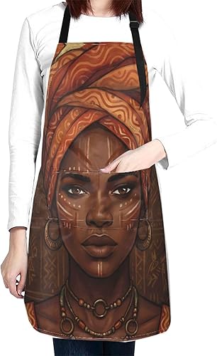 Abucaky Waterproof Apron For Adults Chef Bib With 2 Pockets For Kitchen Bbq Crafting Drawing