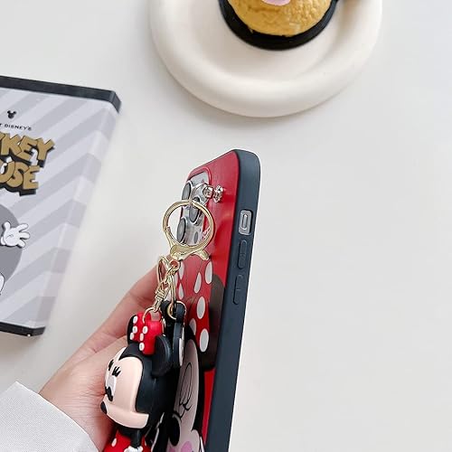 Miniatura 2 de iFiLOVE Funda para Samsung Galaxy Note 20 Ultra Minnie Mouse con correa colgante de dije, para niñas, niños, mujeres, niños, linda pulsera de