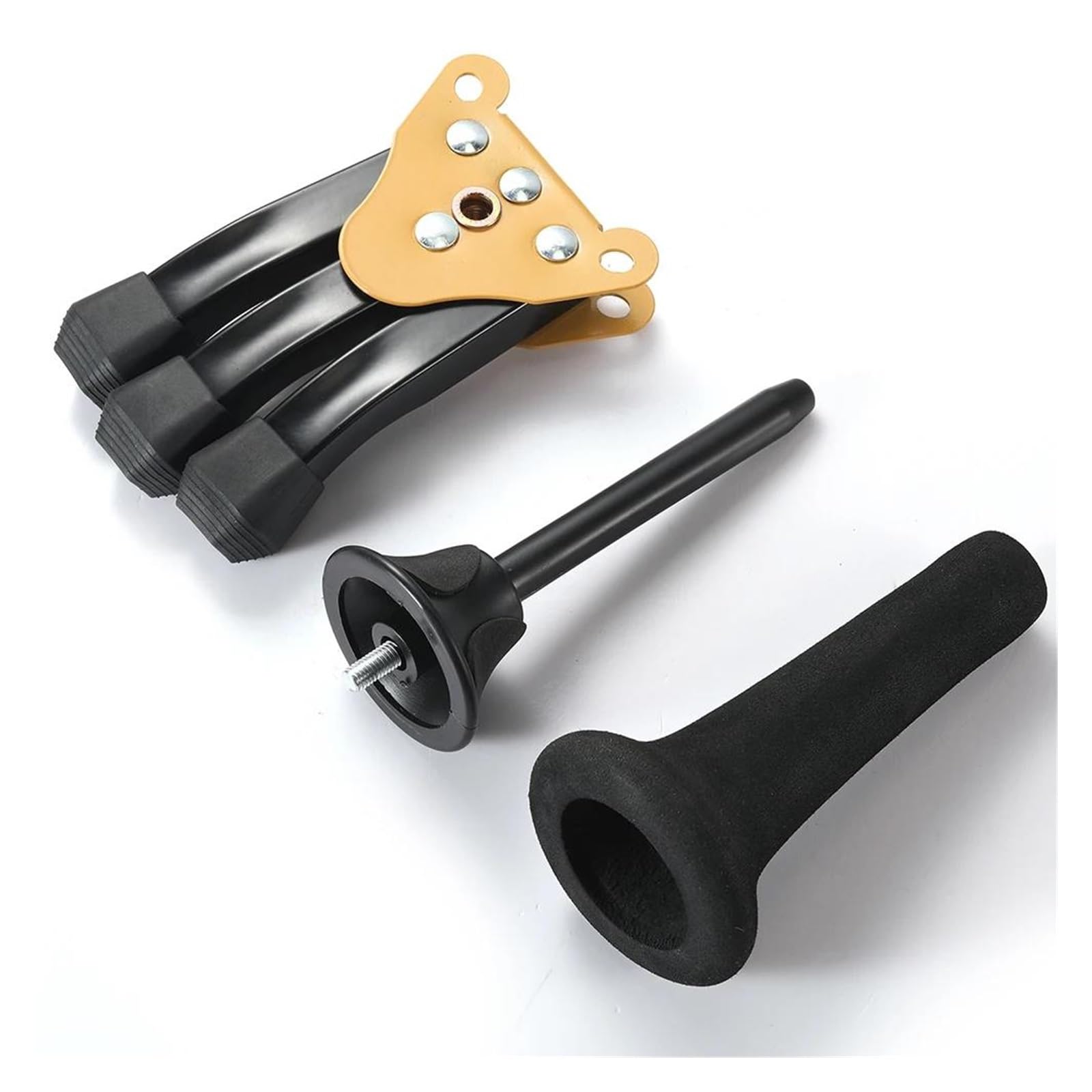 Klarnetu utrzymanie Akcesoria Składany Przenośny Stojak Na Klarnet, Statyw, Stojak Na Instrumenty Dęte Drewniane, Odpinane Akcesoria Do Instrumentów Muzycznych (Color : Yellow)