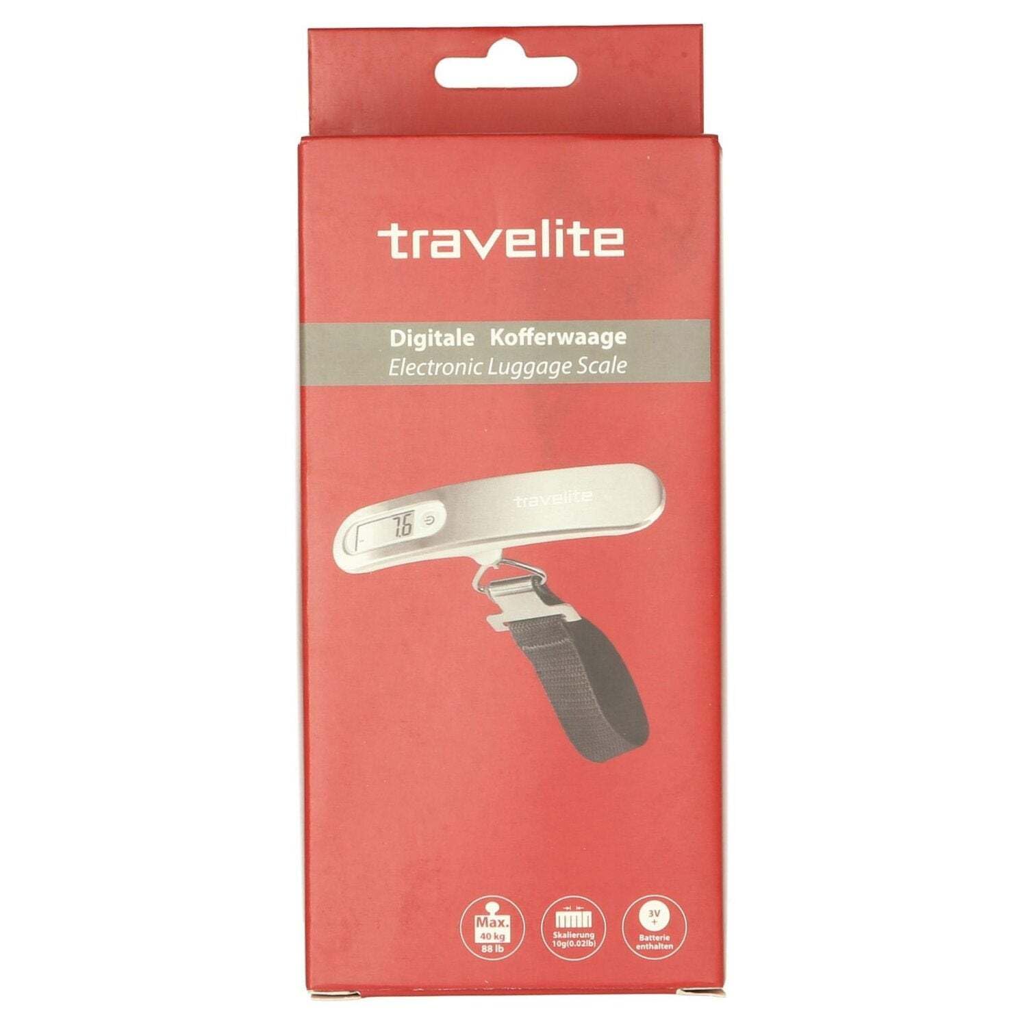 Travelite Bilancia a valigia in alluminio 15 cm