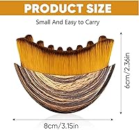 Vista 6 de Cepillo facial de contorno linfático – Cepillo facial linfático suave para drenaje linfático, masaje de contorno facial y cepillado en seco