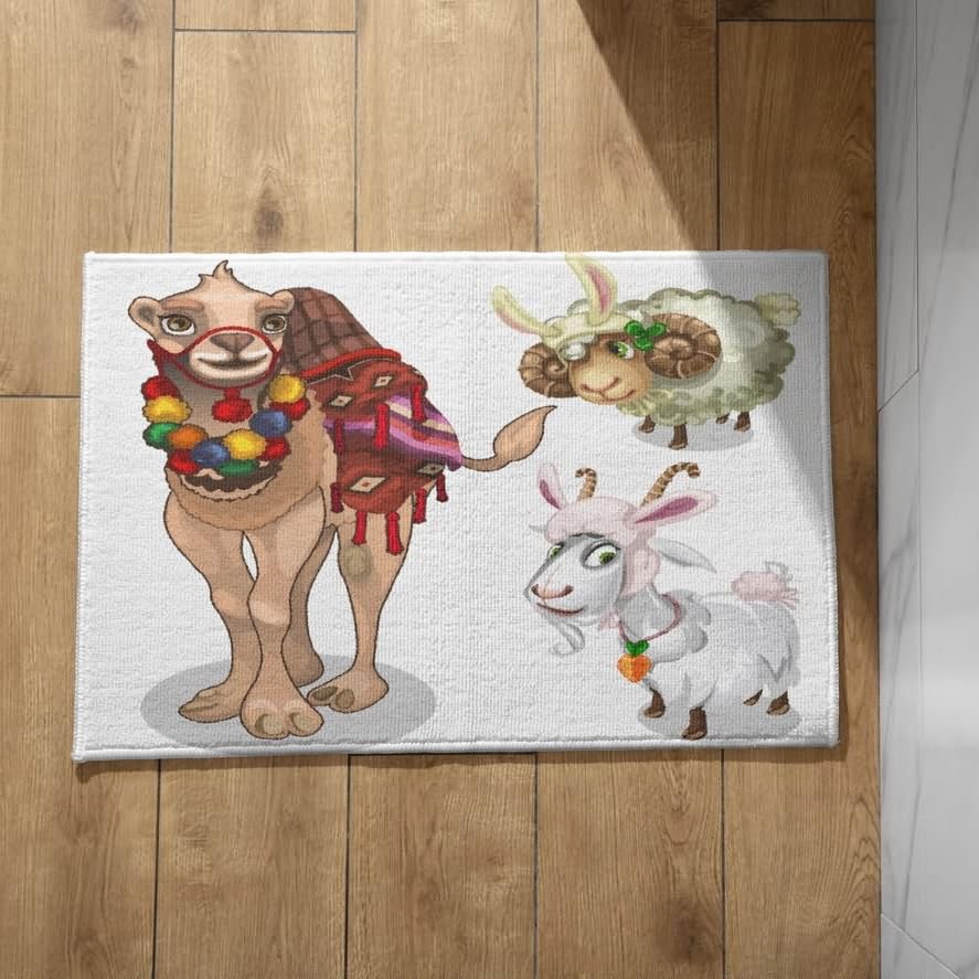 Felpudo entrada divertido antideslizante de 50x80cm para evitar caídas en zonas húmedas