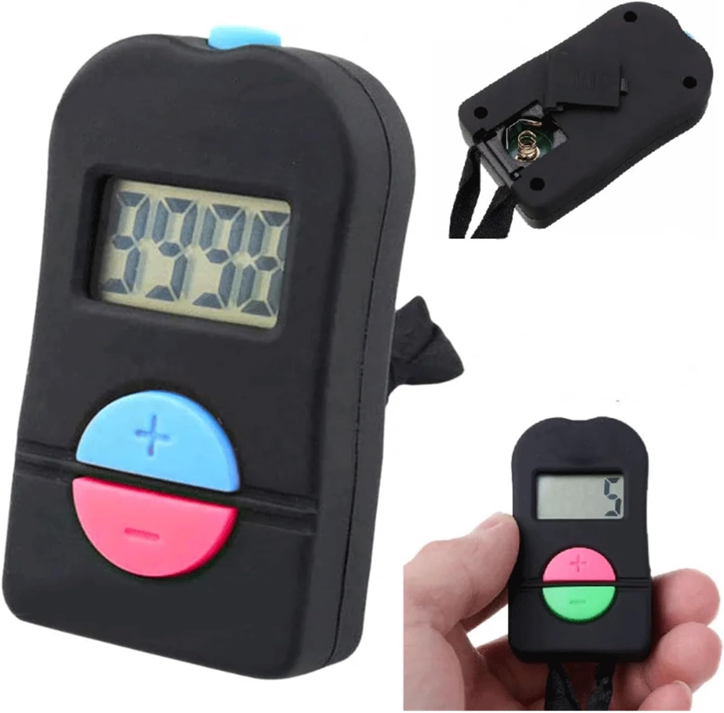 HBJWOV Digital Hand Tally Counter Electronic Manual Clicker Golf Gym Hand Held Counte
