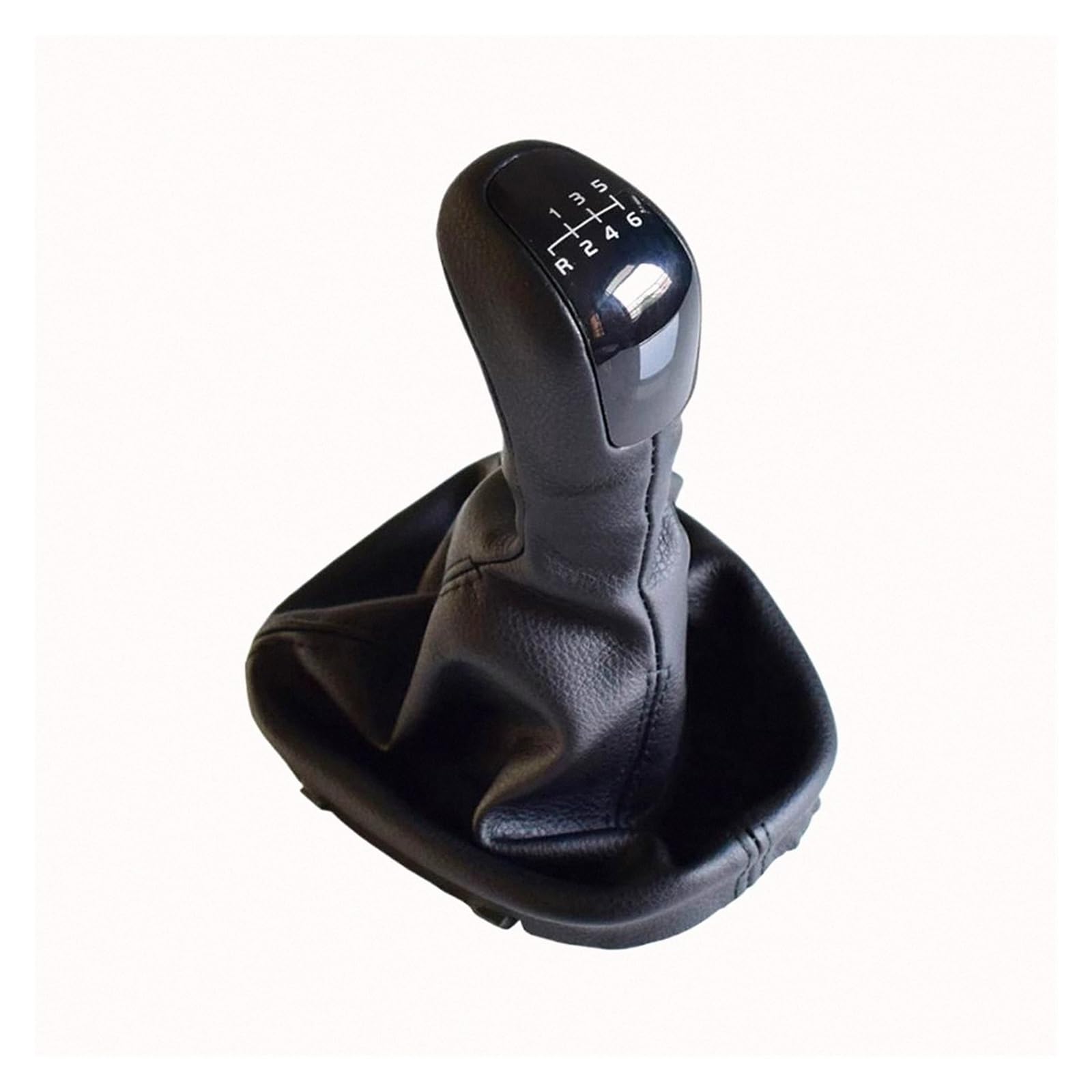 Glblpexelr 6-Speed For Benz C Class W203 S203 Gear Shifter Knob Pu Leather Performance