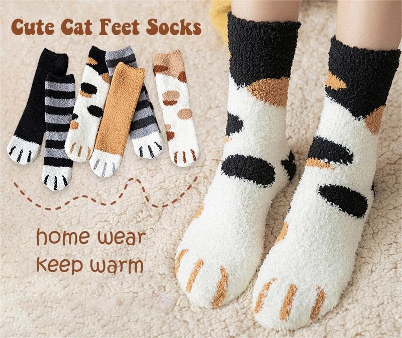 Image of COLORFUL BLING Halloween Socks for Women 3 Pairs Spooky Ghost Bat Skull Crew Sock 4 Packs Fall Pumpkin Adult Socks