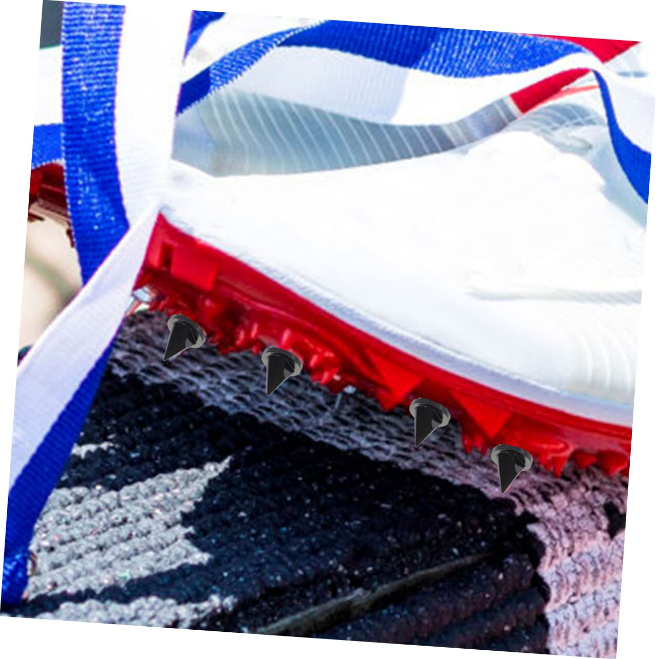 HEMOTON Scarpe Da Perno Per Atletica Leggera Punte Da Fondo Traccia Sostitutiva Picchi Scarpe Da Pista Con Punte Picchetto in Acciaio Per Lo Sport