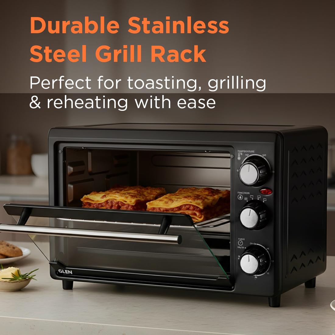Glen OTG - Oven, Toaster, Griller - 18L, 1200W -7 Glen OTG - Oven, Toaster, Griller - 18L, 1200W -7
