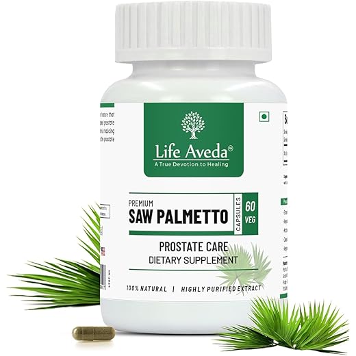 Aveda Saw Palmetto Capsules 500mg - Hair Growth & Prostate H