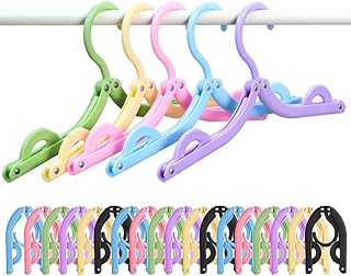 旅行用折りたたみハンガー18個。家庭用多機能ポータブルハンガー。
