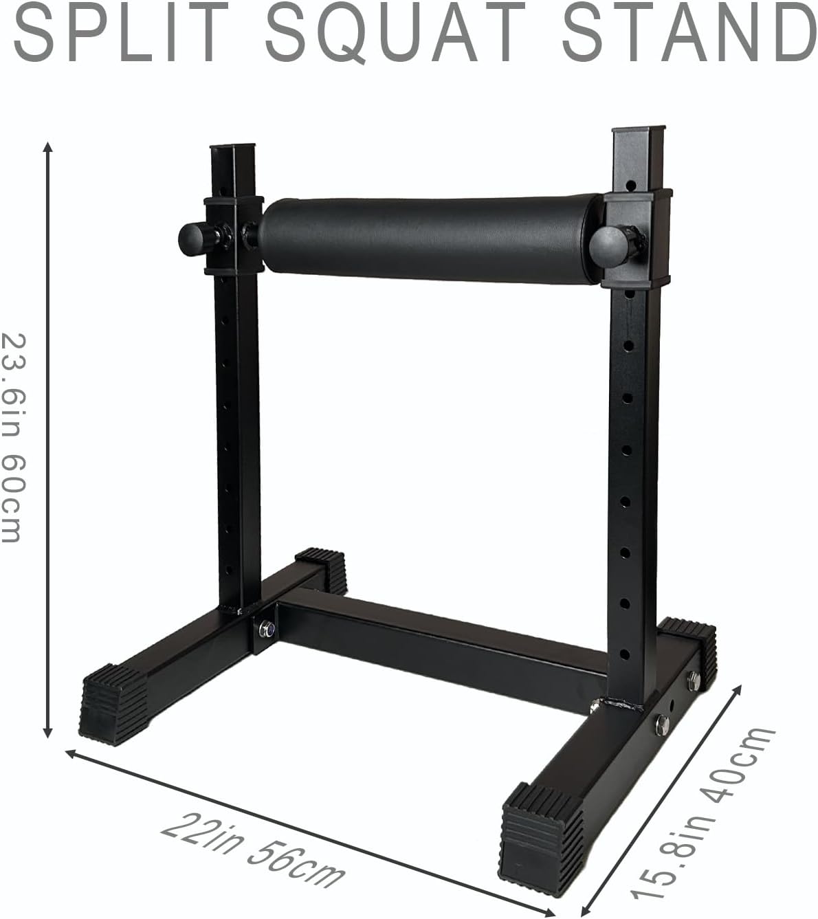 KORIKAHM Single Leg Squat Roller, Adjustable height Leg Squat Stand, Bulgarian Split Squat Stand for Home Gym Leg Strength Training