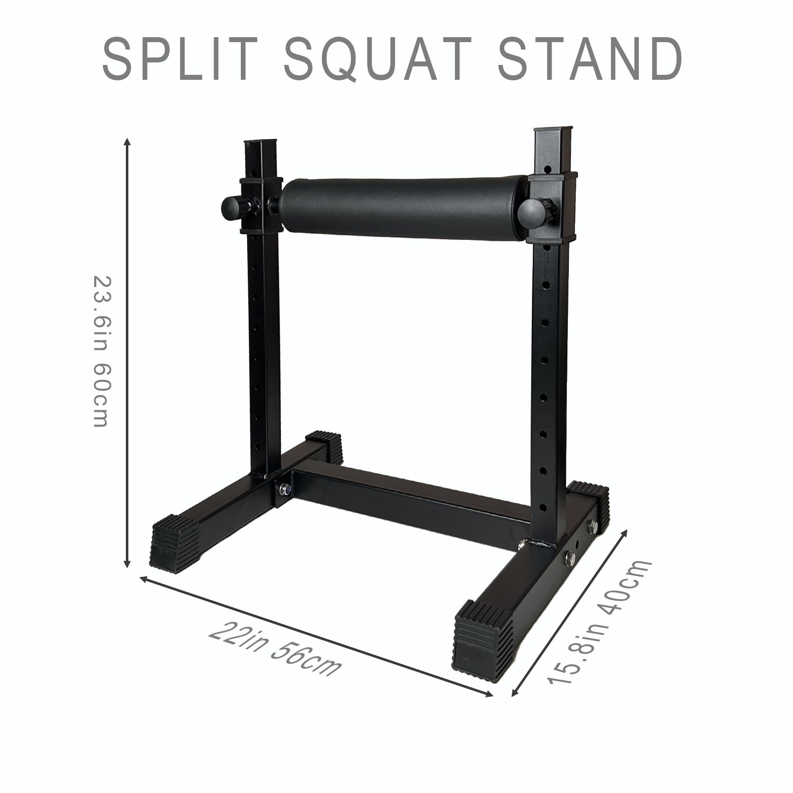 KORIKAHM Single Leg Squat Roller, Adjustable height Leg Squat Stand, Bulgarian Split Squat Stand for Home Gym Leg Strength Training