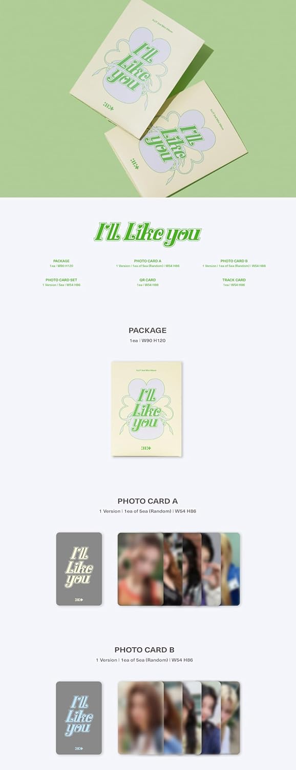 [WEVERSE POB Exclusive] ILLIT I'll Like You 2nd Mini Album with Tracking (Full 7 Set(3Standard+3GLLIT+1Weverse))