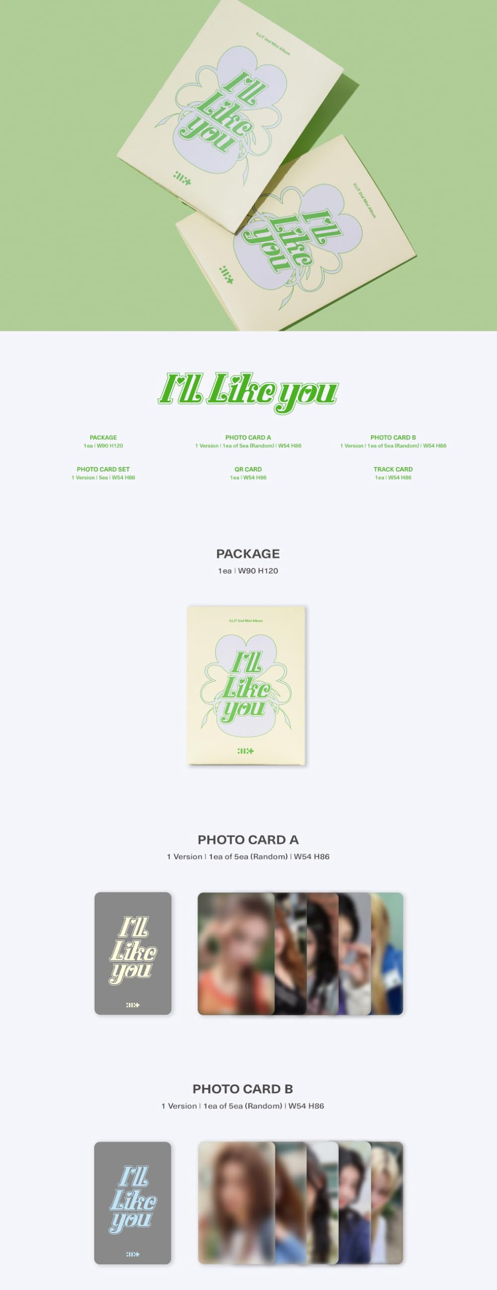 Amazon.com: ILLIT I'll Like You 2nd Mini Album with Tracking