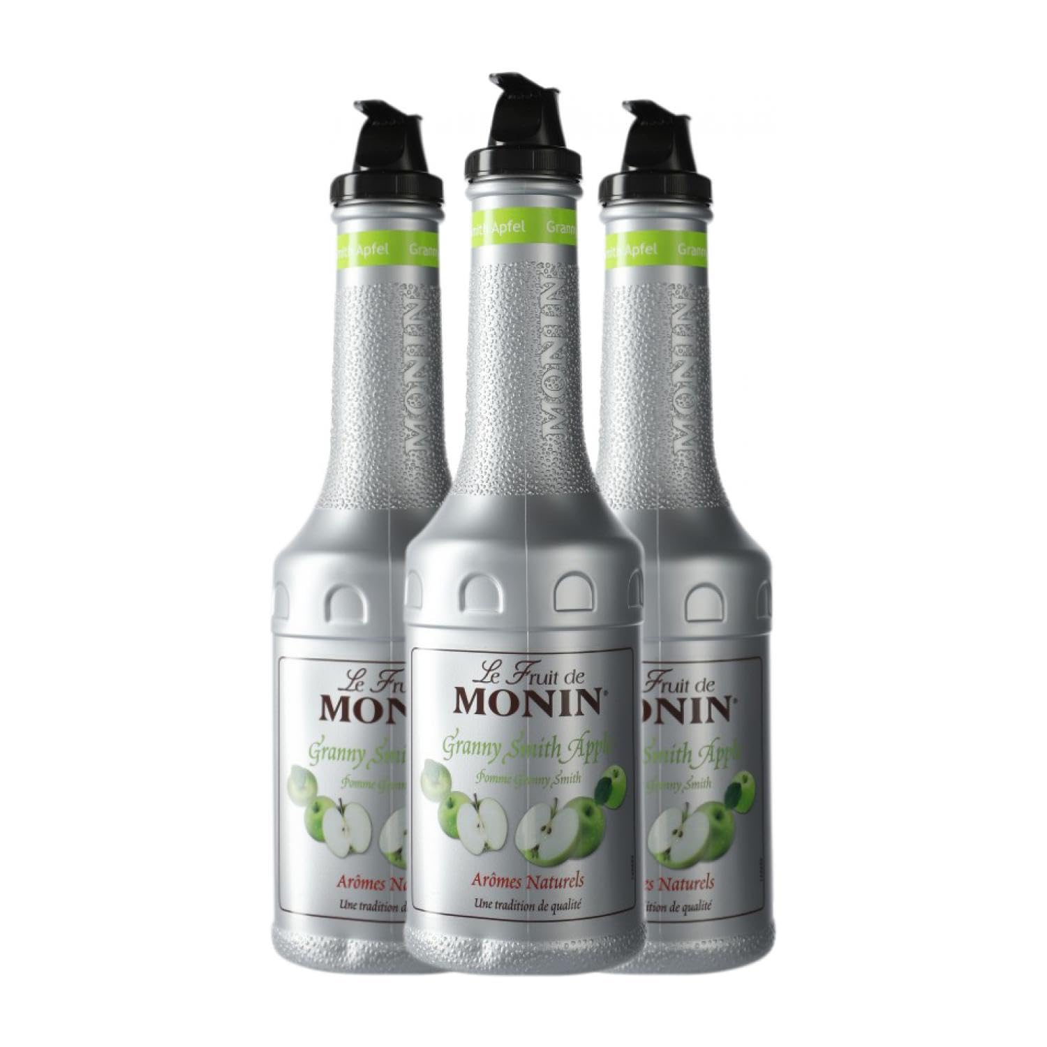 Schnapp MoninCocktail Puré de Manzana Verde Granny Smith Apple 70 cl (Caja de 3 Botellas de 70 cl)