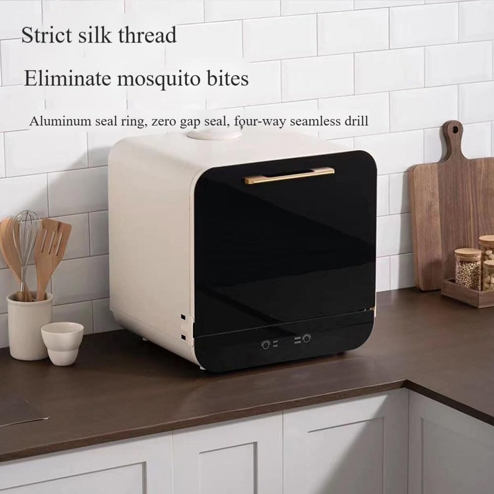 Lavavajillas de sobremesa Totalmente automático, sin instalación, Mini lavavajillas, Lavado Inteligente, Secado en uno, Multifuncional y cómodo, Plug and Play, para cocinas de Hotel