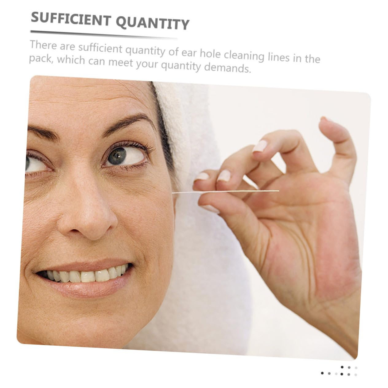 350Pcs Ear Piercing Cleaning Floss Ear Hole Cleaner Tool for Aftercare Skin Friendly Material Easy Application for Ear