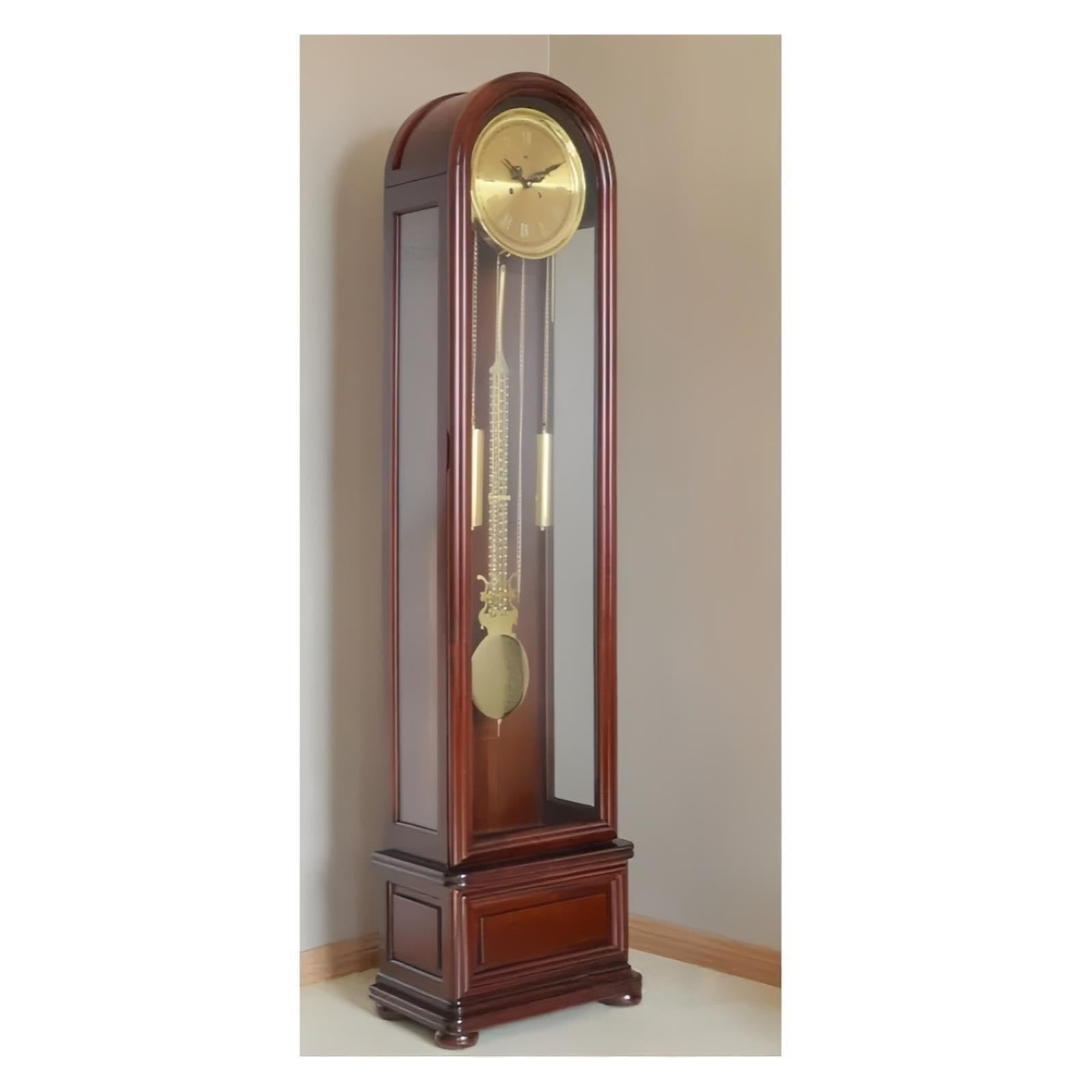 Reloj de Abuelo Péndulo mecánico de Piso de Reloj de pie de Madera