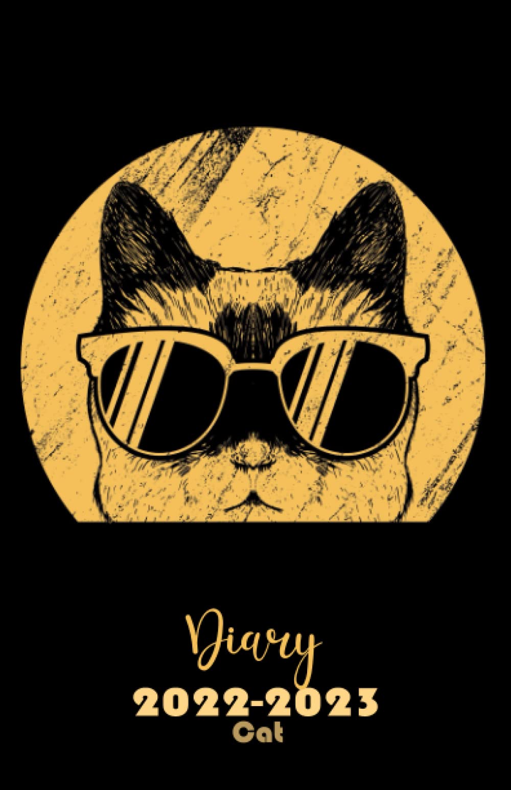 2022-2023 diary cat: Weekly planner 2022-2023-diary 2022-2023 a5 week to view - (18 months) /daily, Monthly ,Annual diary,funny cover- Calendar Schedule