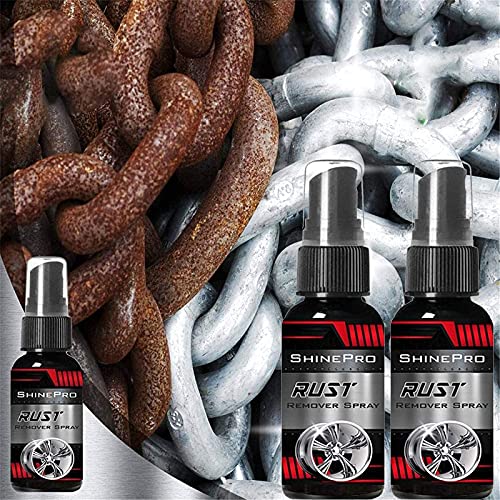 Multipurpose Rust Remover Spray for Rims, Rust Inhibitor Rust Remover Derusting Spray Car Maintenance Cleaning, Rustout Instant Remover Spray, Car Detailing Cleaning Tool (2pcs)