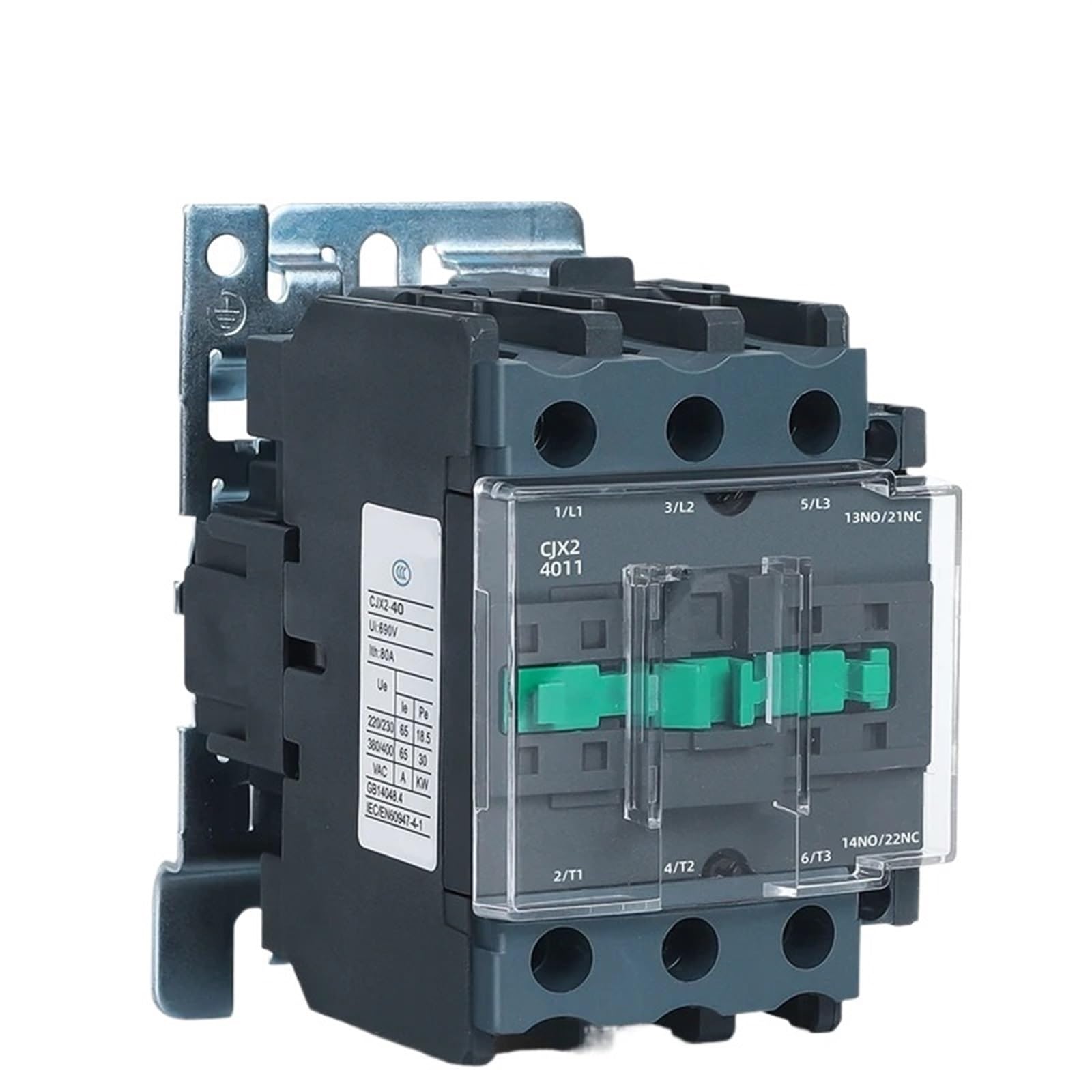 Contacteur industriel CJX2-4011 de haute précision, bobine en cuivre pur 48V