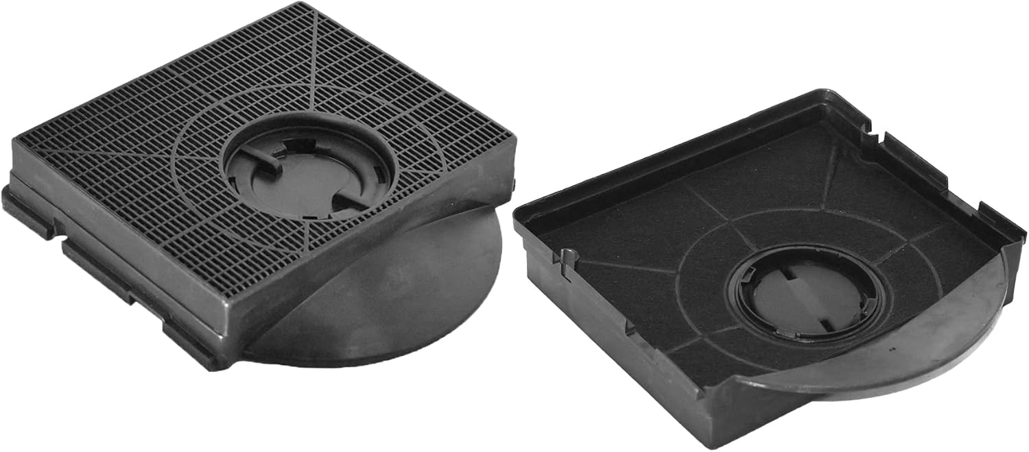Filtro al carbone AllSpares LongLife con portafiltro per cappa aspirante adatto 8720094253817
