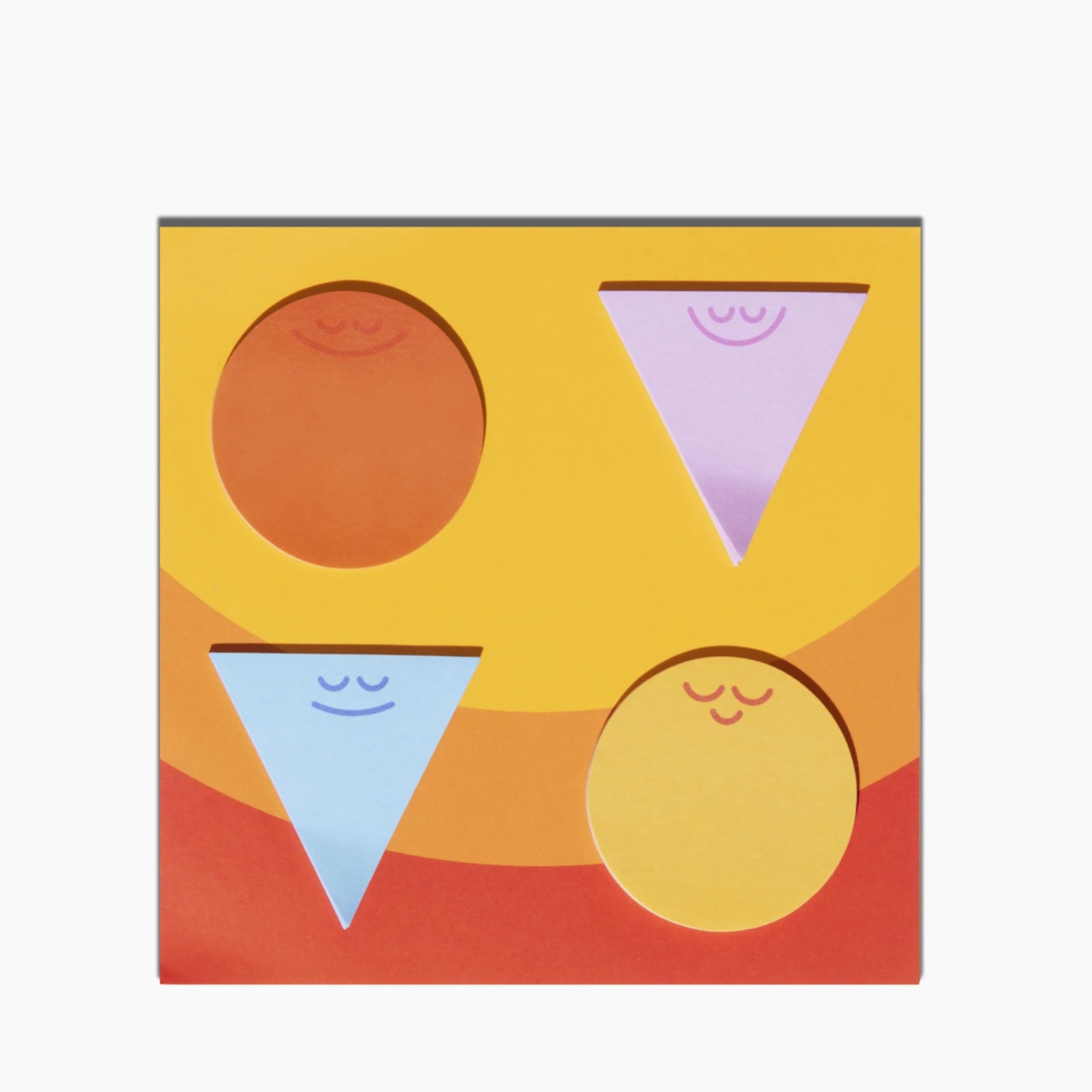 Poketox Headspace Sticky Notes - 4 Shapes and Colors for Mental Notes and Reminders, Stocking Stuffers for Teens, Art Supplies, Teacher Gifts, Holiday Gifts - 60 Count