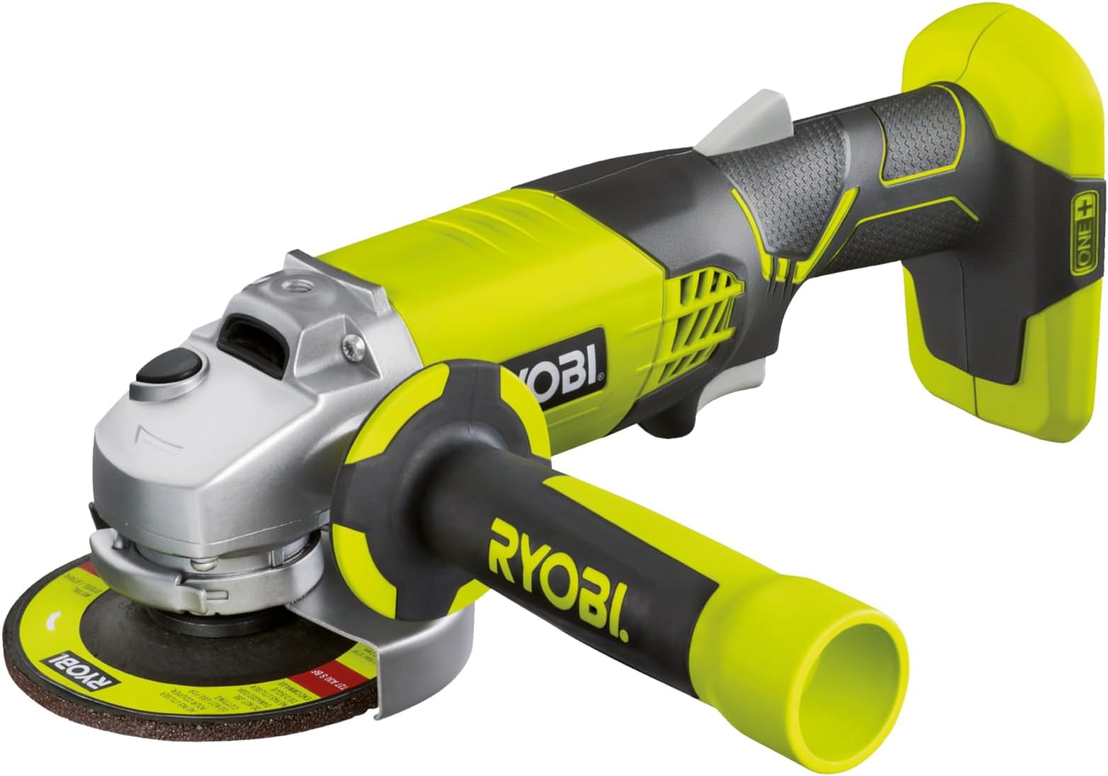 R18AG-0 ONE+ Angle Grinder, 18V (Body Only), Green & Black
