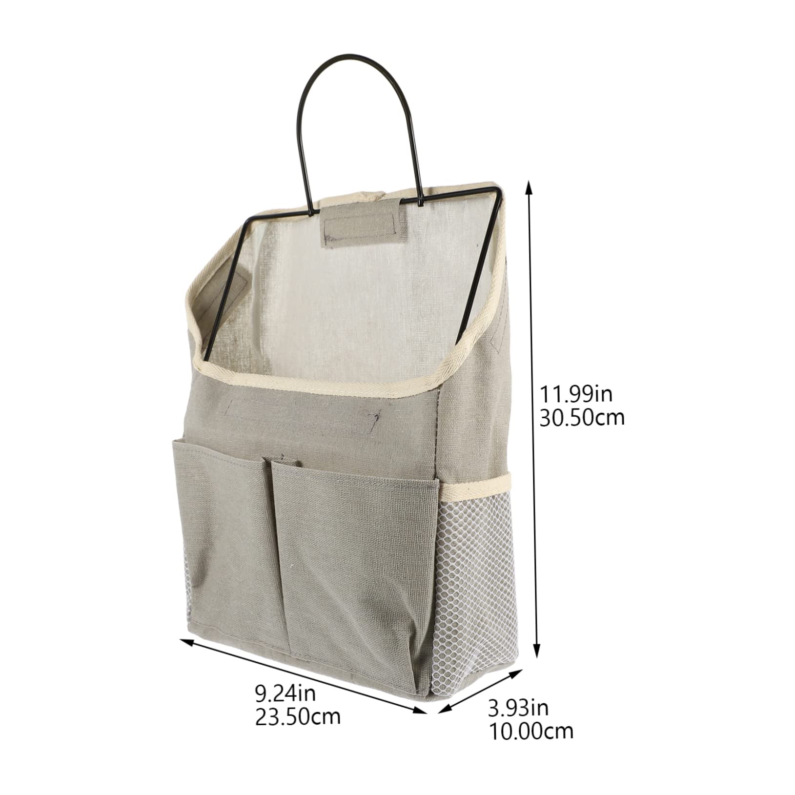 OFFSCH 2pcs Wall Hanging Organizer with Side Pockets Installation Versatile Storage for Bedroom Bathroom Kitchen Dorm Organization and Storage