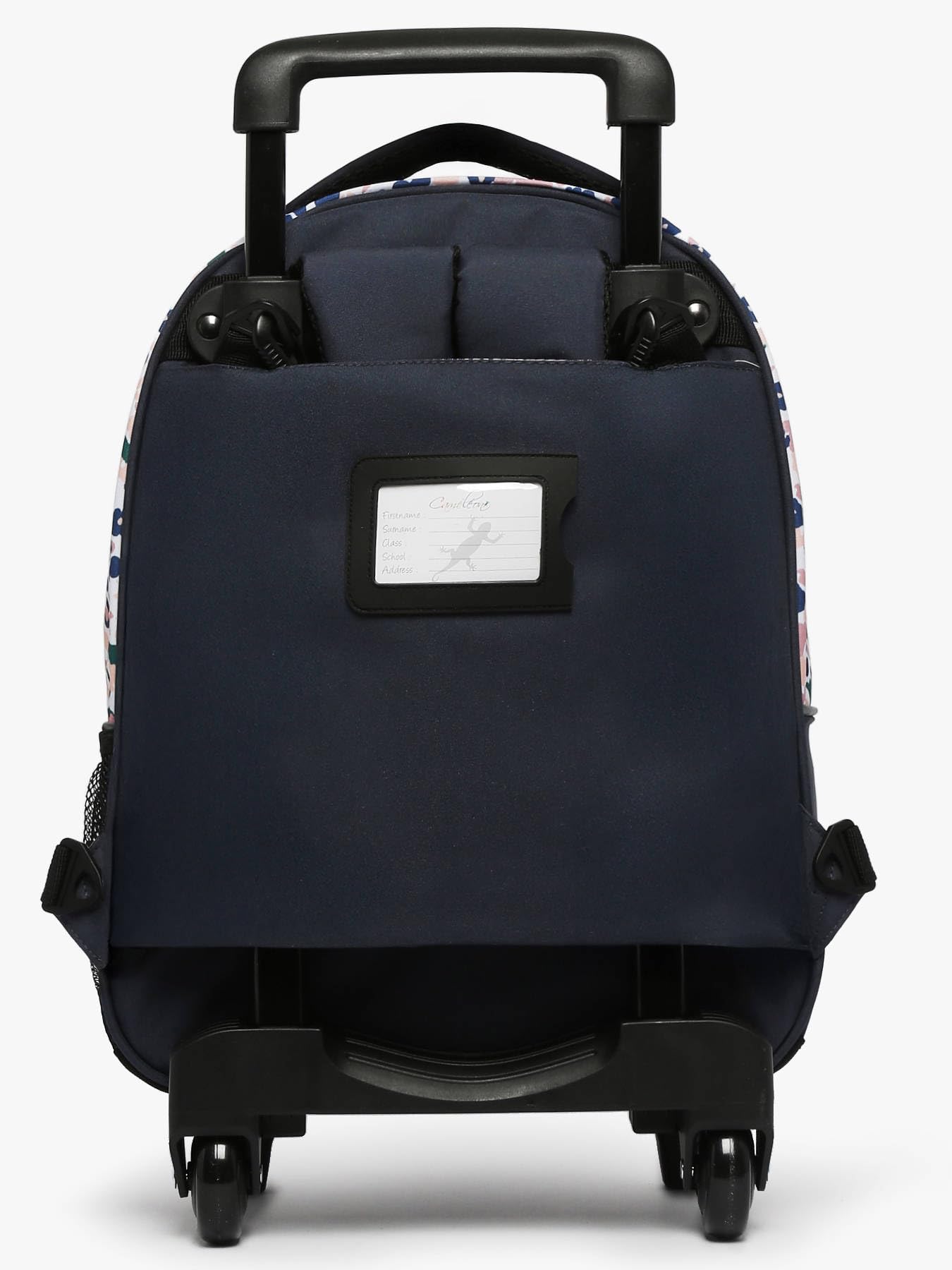 Cameleon Sac à dos scolaire à roulettes Bleu enfant Ligne Actual Intérieur 2 compartiments. Idéal pour l'école primaire : Du CP au CE2. Pour fille et garçon